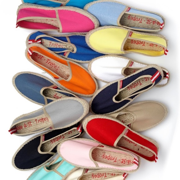 L’ESPADRILLE TROPEZIENNE Red Stripes Espadrilles SZ 37 - Picture 7 of 7